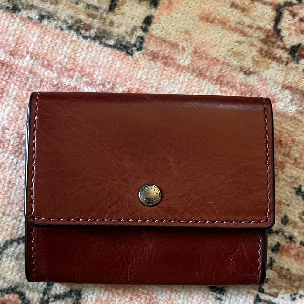 Vintage coach wallet - genuine water buffalo leather